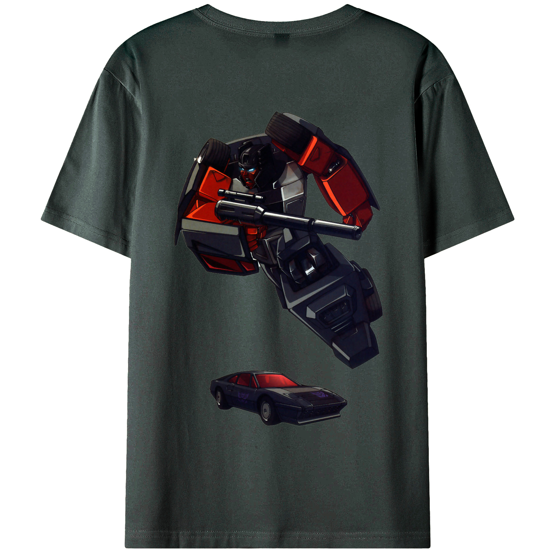（画像用）  綿100％ メンズ半袖Tシャツ（バックプリント） 通気性